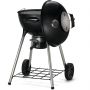 Grill węglowy 18" Premium Charcoal Kettle czarny  47 cm + zestaw (komin do rozpalania #67802, węgiel drzewny 3 kg #67107, podpałka 100 szt. #67052) - 3